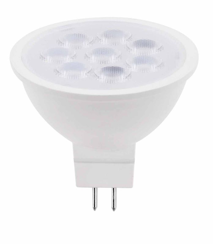LED MR16 Flood 6.5W 5000K Dimmable 40 Degree GU5.3 Base 12V - 500 Lumen - 25000 hours - 80CRI