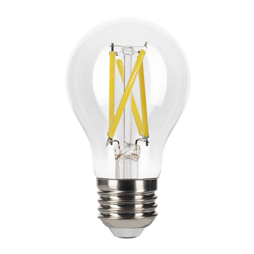 LED Filament A19 Bulb Medium (E26) Base 3000K 14W 1600 Lumens (100W Equiv) Clear Dimmable T20 Gen-4 LED Filament A19 Bulb Medium (E26) Base 3000K 14W 1600 Lumens (100W Equiv) Clear Dimmable T20 Gen-4