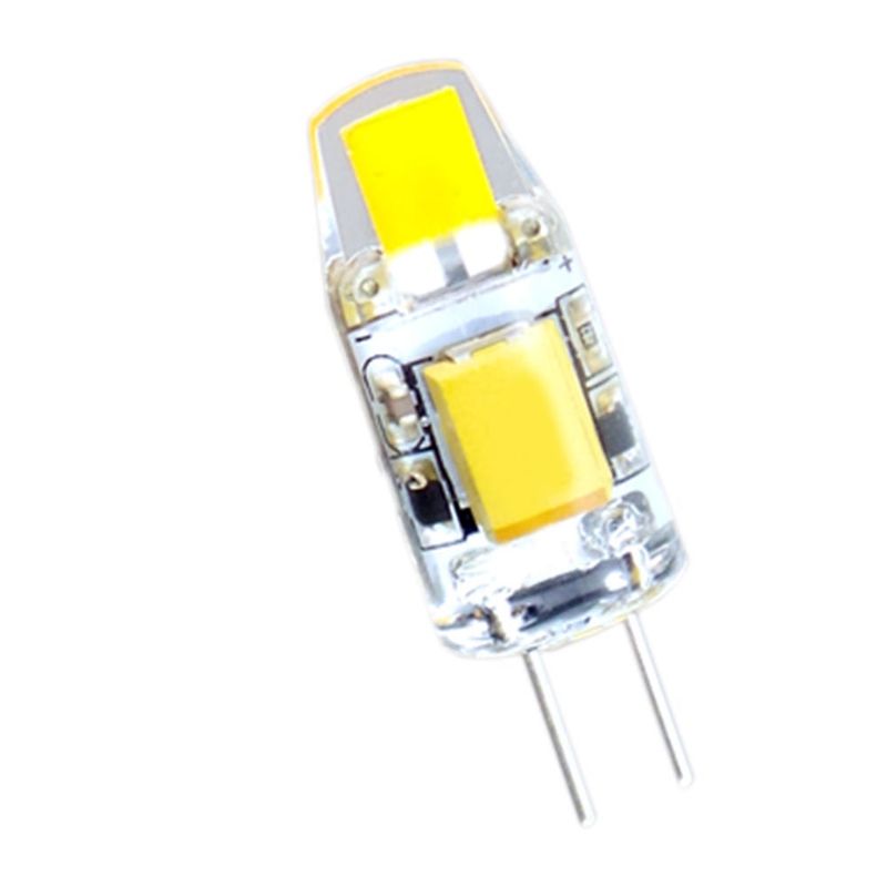 LED JC Lamp 1.2W watts 3000K 10-15V 110 Lumen G4 base 15000 hours 82 CRI Omnidirectional