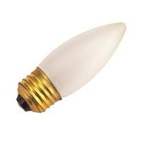 Incandescent Decorative Frosted Torpedo B10 Bulb Medium (E26) Base 25W CC-2V Filament Dimmable