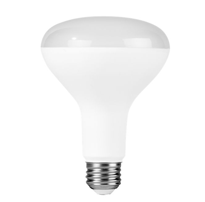LED BR30 Flood 8W 3000K Dimmable 80+ CRI 650 Lumen White Housing (Essential Series)