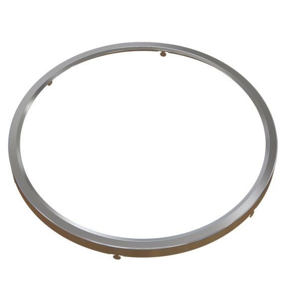 Surface Mount Disk 12in Round Trim Brushed Nickel