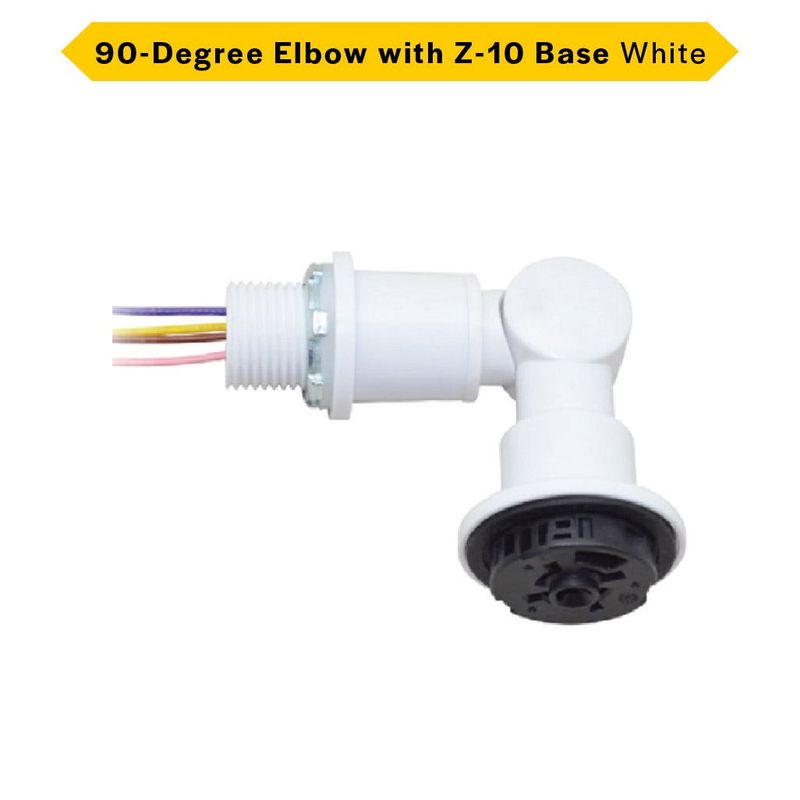 TruBlu 90-Degree Elbow with Z-10 Base White Accessory (indoor)