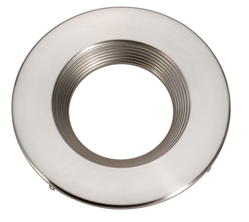 Topaz 8in Brushed Nickel Baffle Trim for DLD Slim Deep Regress Downlight