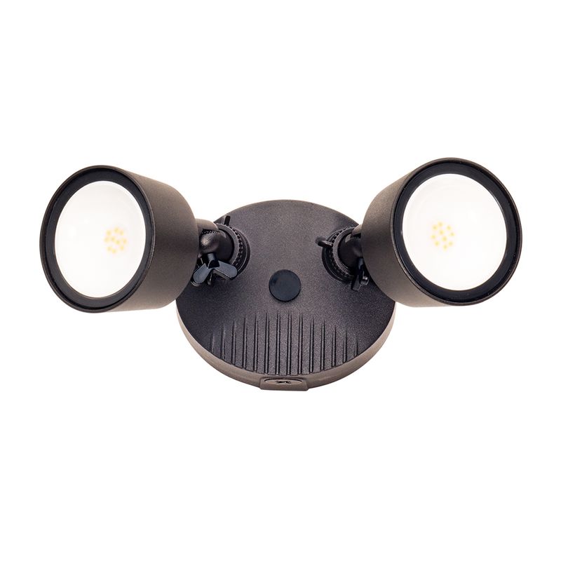 Topaz 24W Security 2-Head Flood Light 4000K Bronze