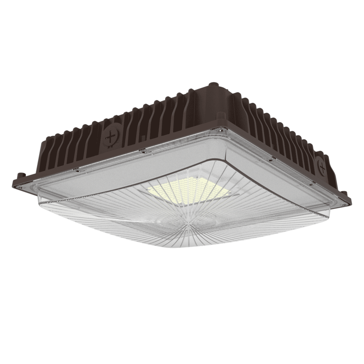 ProLED Select Slim Canopy, 60W, Color Selectable 3000K-4000K-5000K, 120-277VAC, Bronze