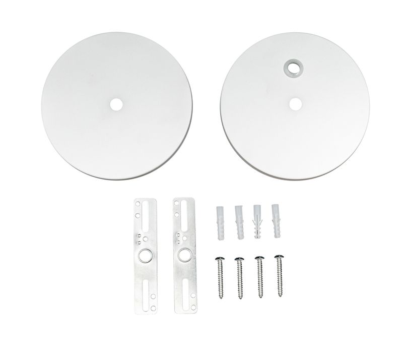 Topaz Canopy Drop Ceiling Surface Mount Kit with 12FT Power Cord for LSA White Architectural Strip
