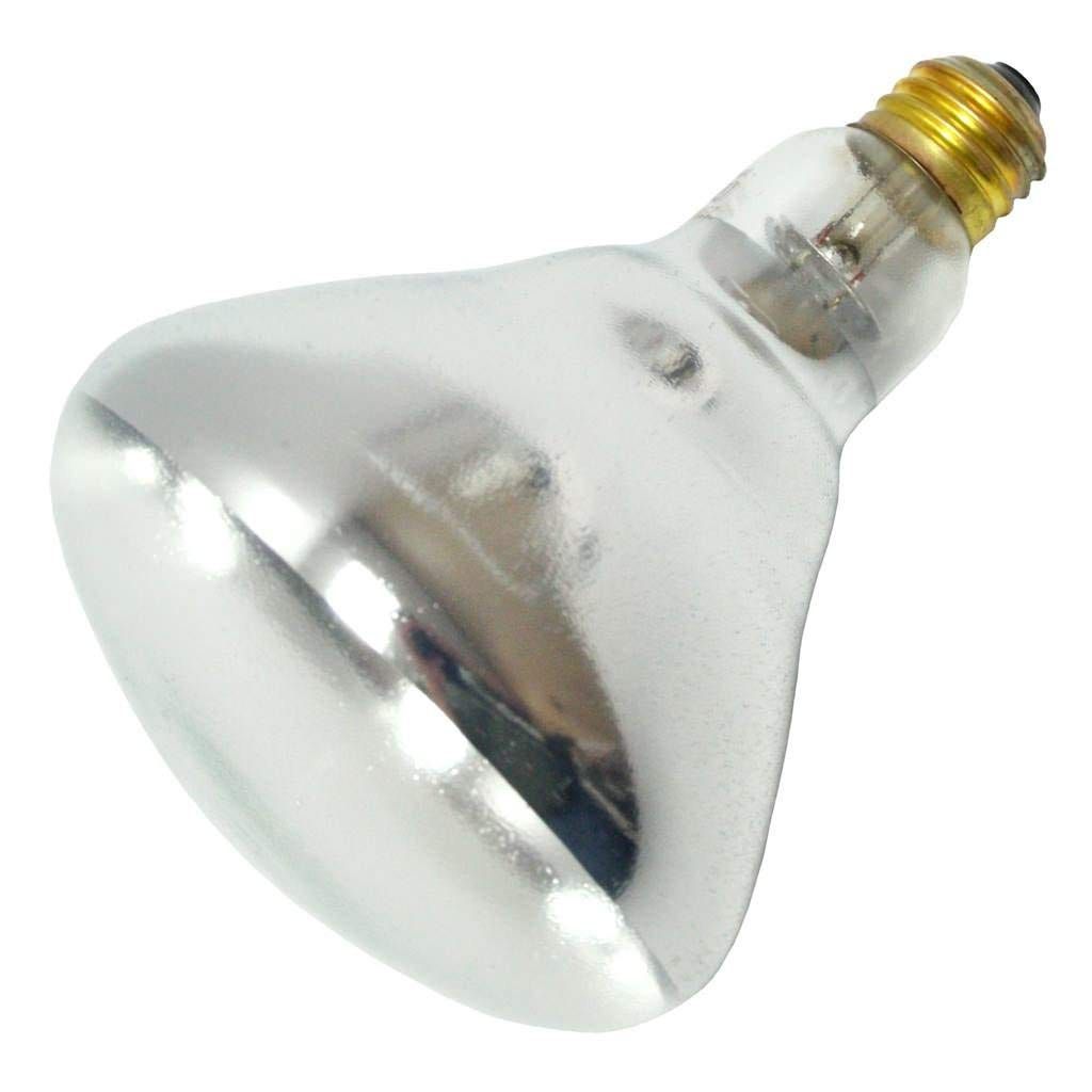 Covershield Incandescent BR40 Clear Heat Lamp 250W Medium (E26) Base 120V Dimmable