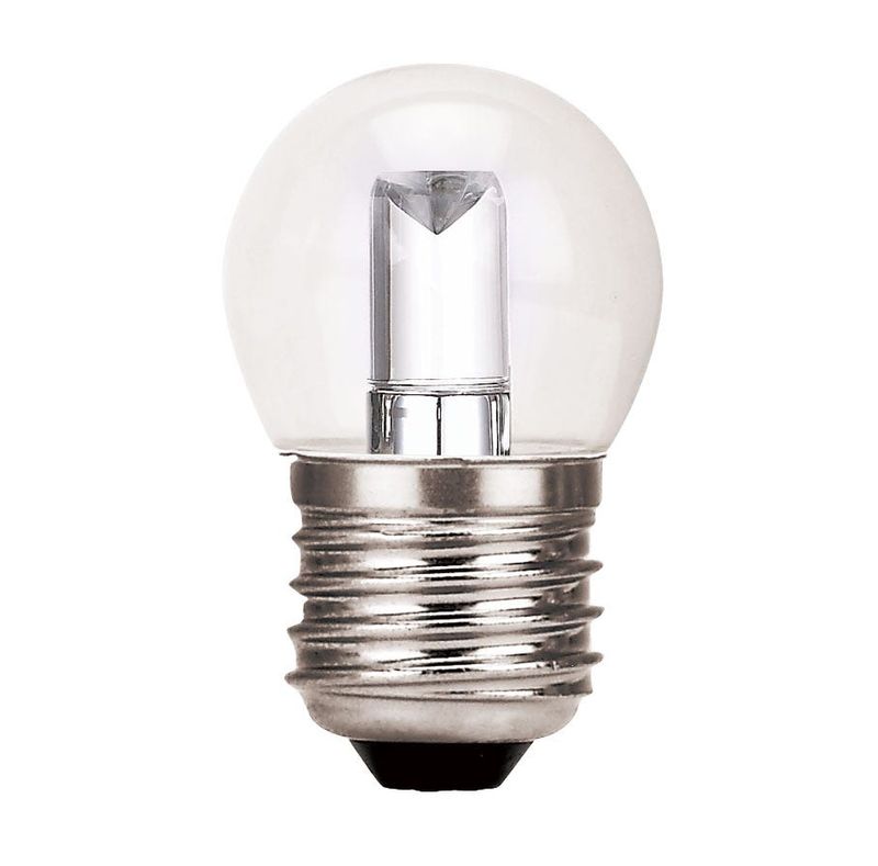 LED Sign S-Type S11 Lamp Clear 1.2W watts 2700K 120V 35 Lumen Medium (E26) base 25000 hours 82 CRI Dimmable