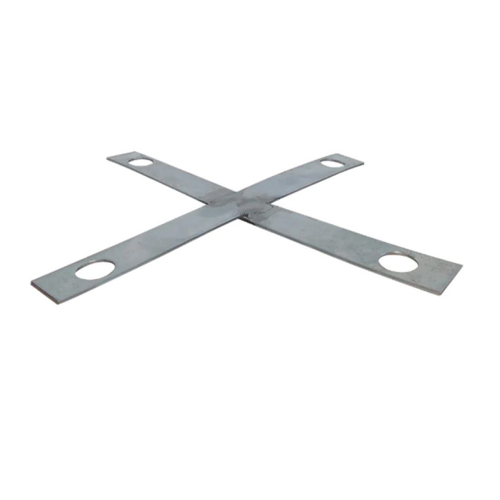 Cross Anchor Bolt Position Plate for 30 ft Round Steel Pole. Use with HAL-BM24SL914-S and HAL-SPP235-TM24