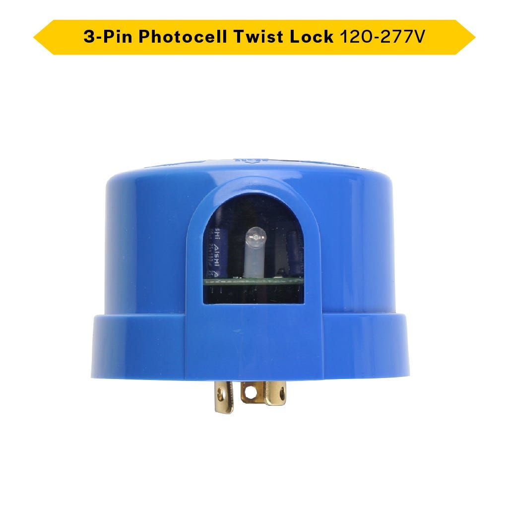 Sektor 3-Pin Photocell Twist Lock 120 277VAC (LT124B-NC) for G2 Area Light & Flood (3 standard wires) Sektor 3-Pin Photocell Twist Lock 120 277VAC (LT124B-NC) for G2 Area Light & Flood (3 standard wires)