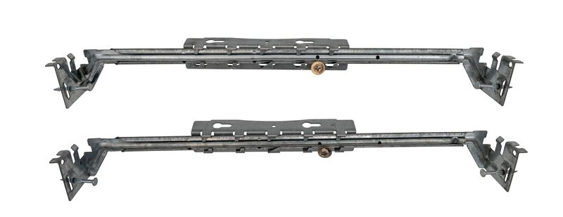 Topaz Downlight Hanger Bars 12-24in for use with Rough-in Pan between Joists and for T-Grid for support.