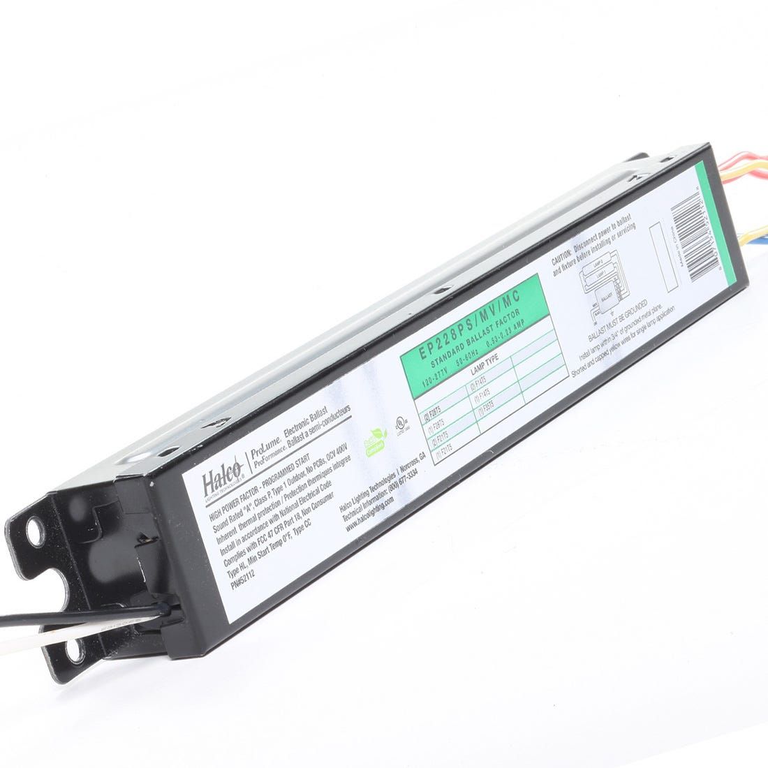 Electronic Fluorescent Ballast T5 (Primary lamp F28T5) 2 Lamp Multi-voltage Programmed Start