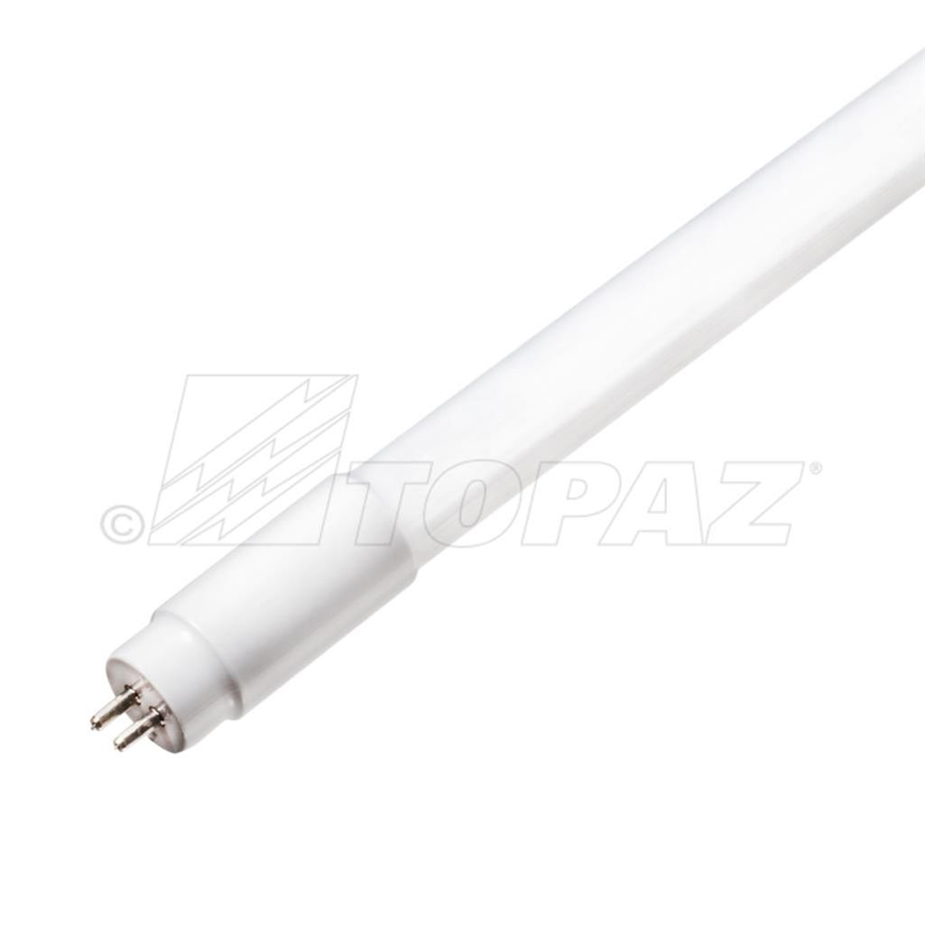 Topaz LED T5 48in Linear Tube Type A Direct 13W 4000K HE (FP28) PET Coated 1750lm Mini Bi-Pin