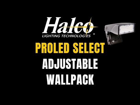 Adjustable Wallpack, Field Selectable Watts 100W-110W-120W and Color Selectable 3000K-4000K-5000K, 120-277VAC, Photocell-Enable/Disable