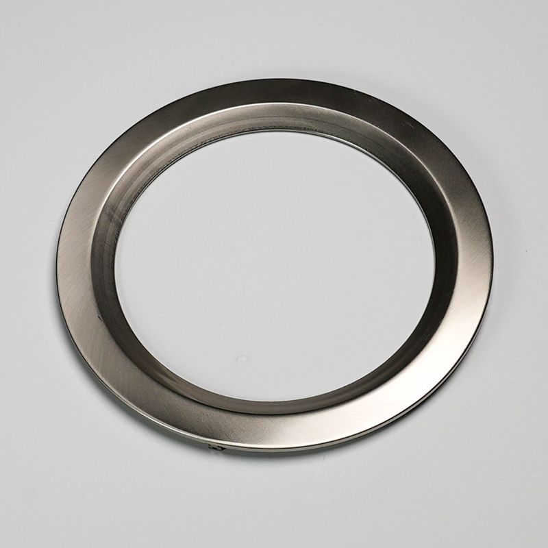 Recessed Smooth Replacement Trim 8in Satin Nickel for Slim Downlights (CSDL, DFDLS)