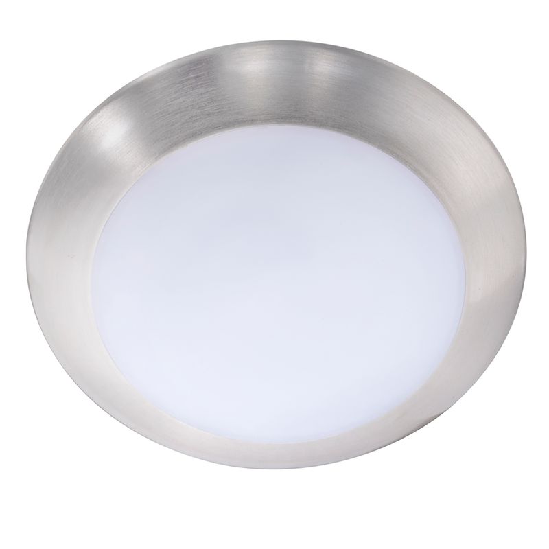 Topaz 6in Surface Mount Downlight 5-CCT Selectable 15W 1230lm Brushed Nickel Trim Dimmable 90CRI 120V