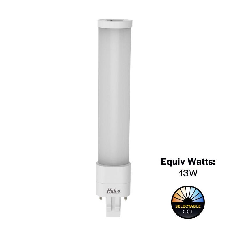 LED Single Tube Horizontal Plug-In Lamp GX23 2-Pin Base 3000K-3500K-4000K-5000K 5.5 Watt (13W Equivalent) Hybrid Type A (Magnetic Ballast) - Type B, Non-Dimmable LED Single Tube Horizontal Plug-In Lamp GX23 2-Pin Base 3000K-3500K-4000K-5000K 5.5 Watt (13W Equivalent) Hybrid Type A (Magnetic Ballast) - Type B, Non-Dimmable
