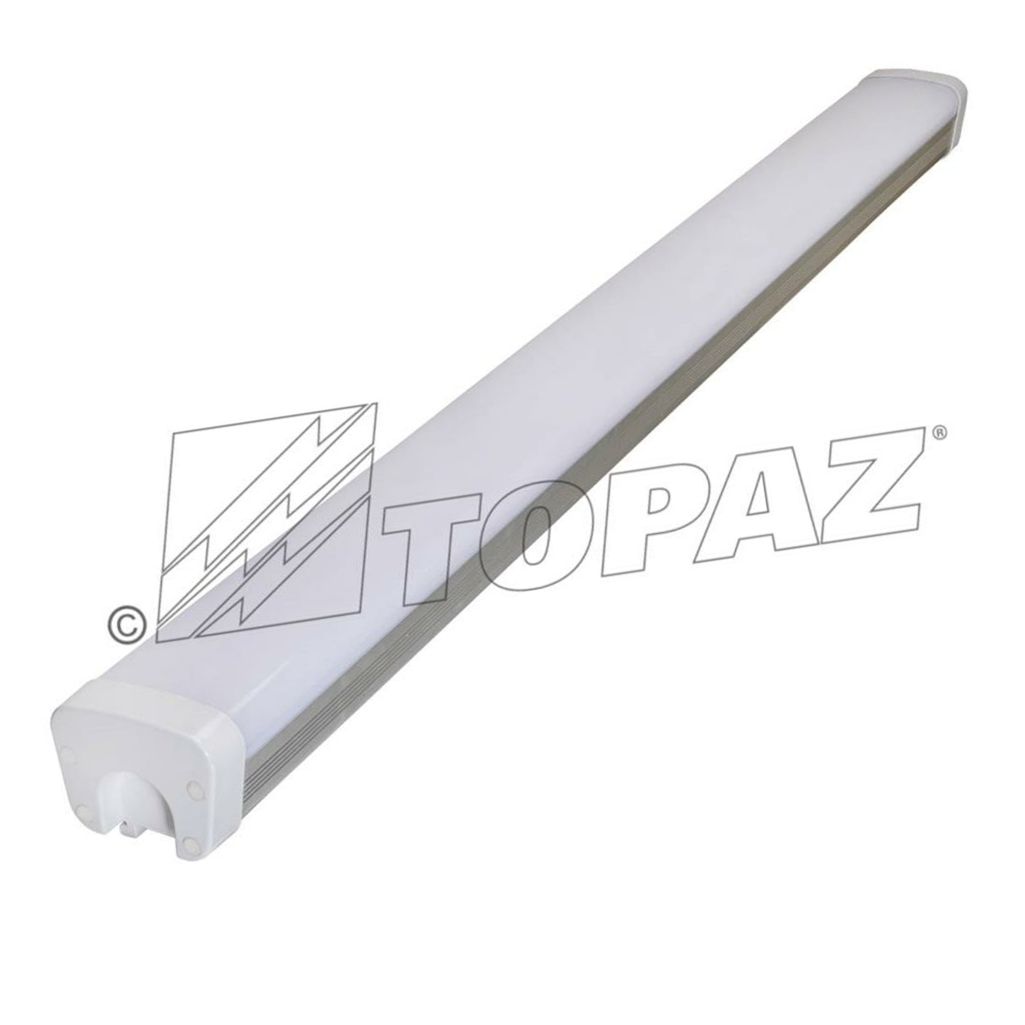 Topaz 4ft 50W Linear Vaportight Fixture 5000K 120-277V
