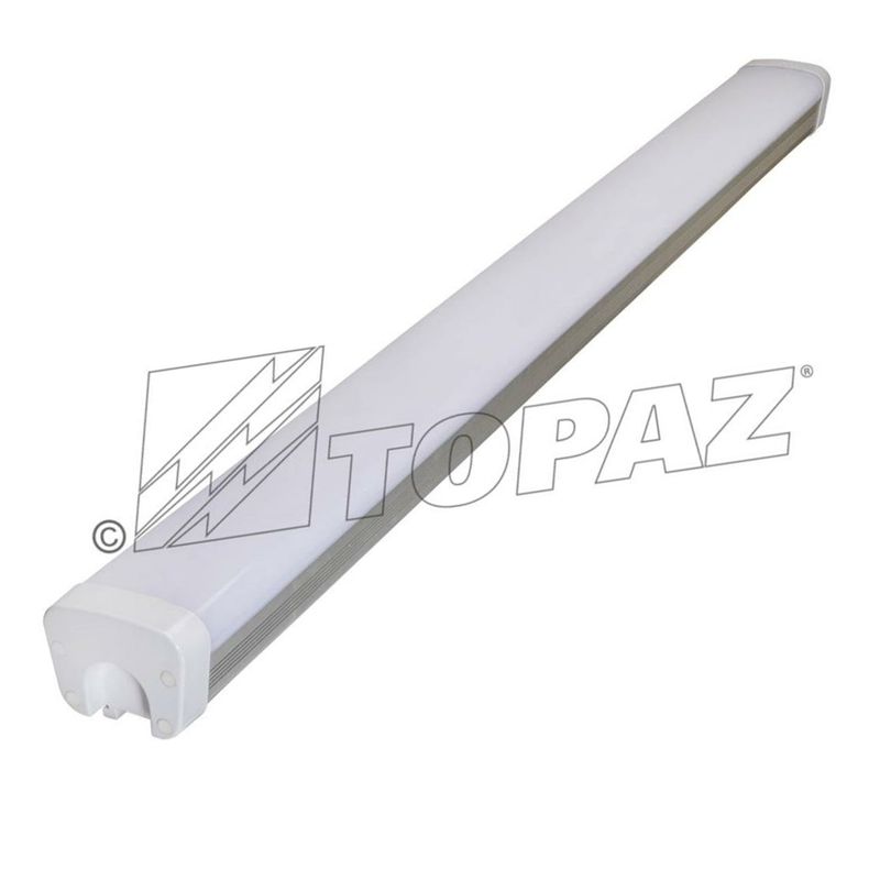 Topaz 4ft 50W Linear Vaportight Fixture 5000K 120-277V Topaz 4ft 50W Linear Vaportight Fixture 5000K 120-277V