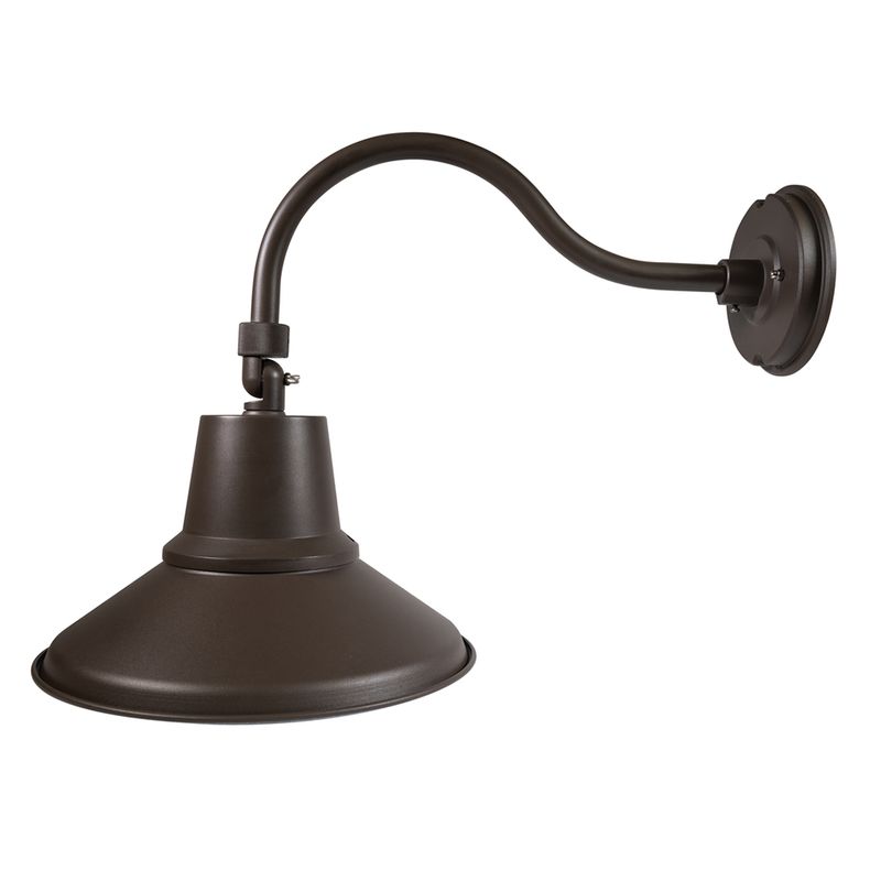 Topaz Outdoor LED Gooseneck Full-Cutoff Wall Mounted Light Matte Bronze Power & CCT Select 15-20-25W 27-50K), Photocell On/Off Mount Height to 15ft Dimmable 3294lm Topaz Outdoor LED Gooseneck Full-Cutoff Wall Mounted Light Matte Bronze Power & CCT Select 15-20-25W 27-50K), Photocell On/Off Mount Height to 15ft Dimmable 3294lm