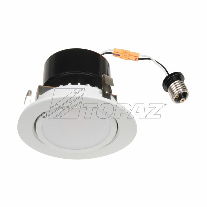 Topaz 4in Retrofit Gimbal Downlight 8W 4000K 690lm 50W-equiv Dimmable 90CRI
