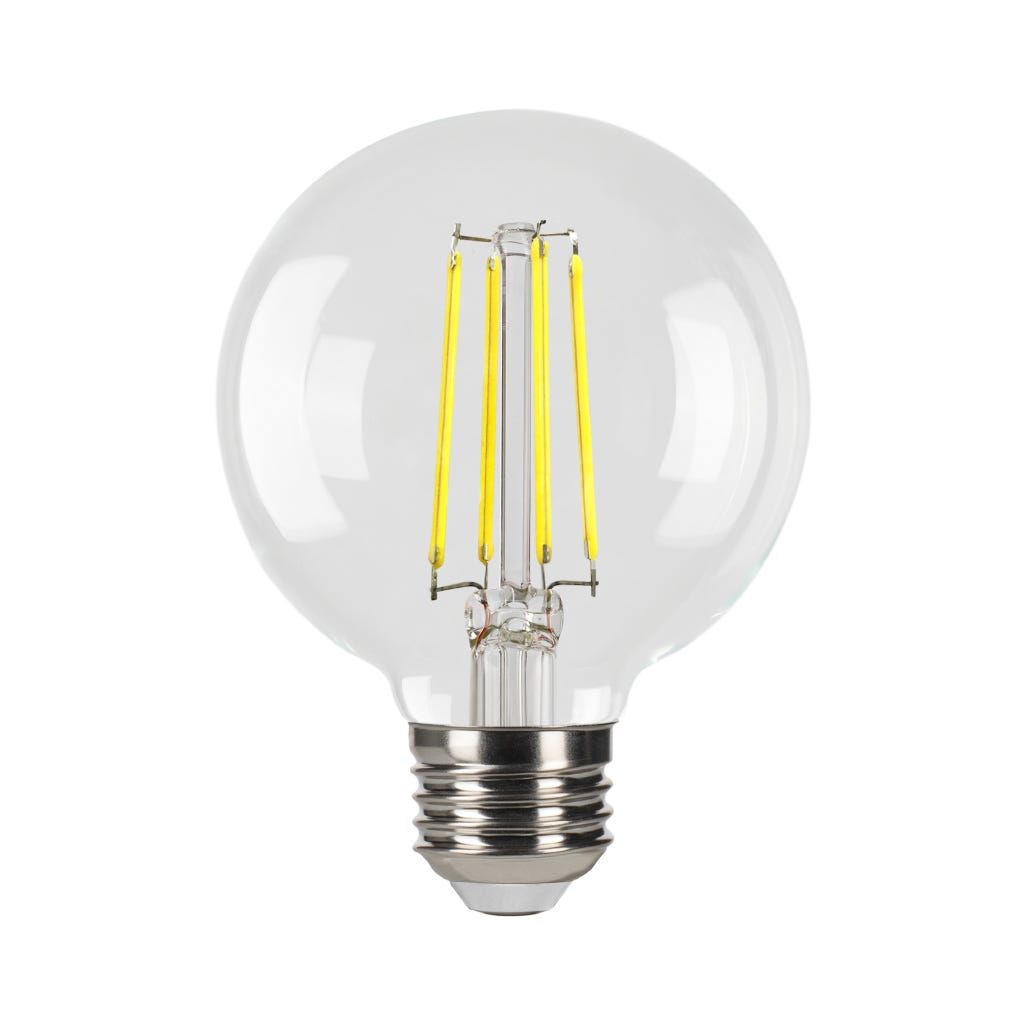 LED Filament Globe G25 Bulb Medium (E26) Base 5000K 9W 810 Lumens (100W Equiv) Clear Dimmable T20/T24 Gen-4 LED Filament Globe G25 Bulb Medium (E26) Base 5000K 9W 810 Lumens (100W Equiv) Clear Dimmable T20/T24 Gen-4