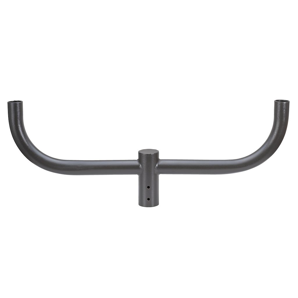Topaz Pole Mount 2-Fixture Straight Bullhorn Bronze