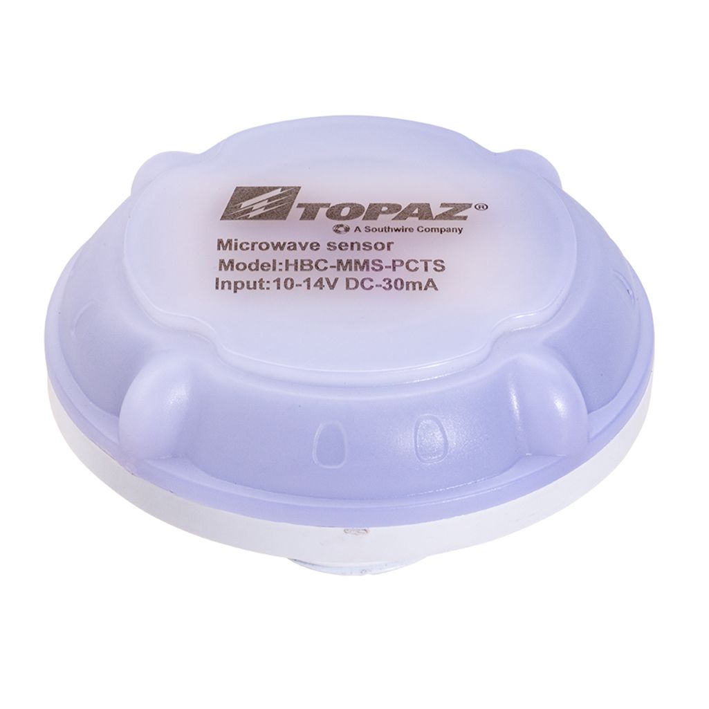 Topaz Low Voltage Microwave Motion Sensor for HBC-PCTS Round Highbay