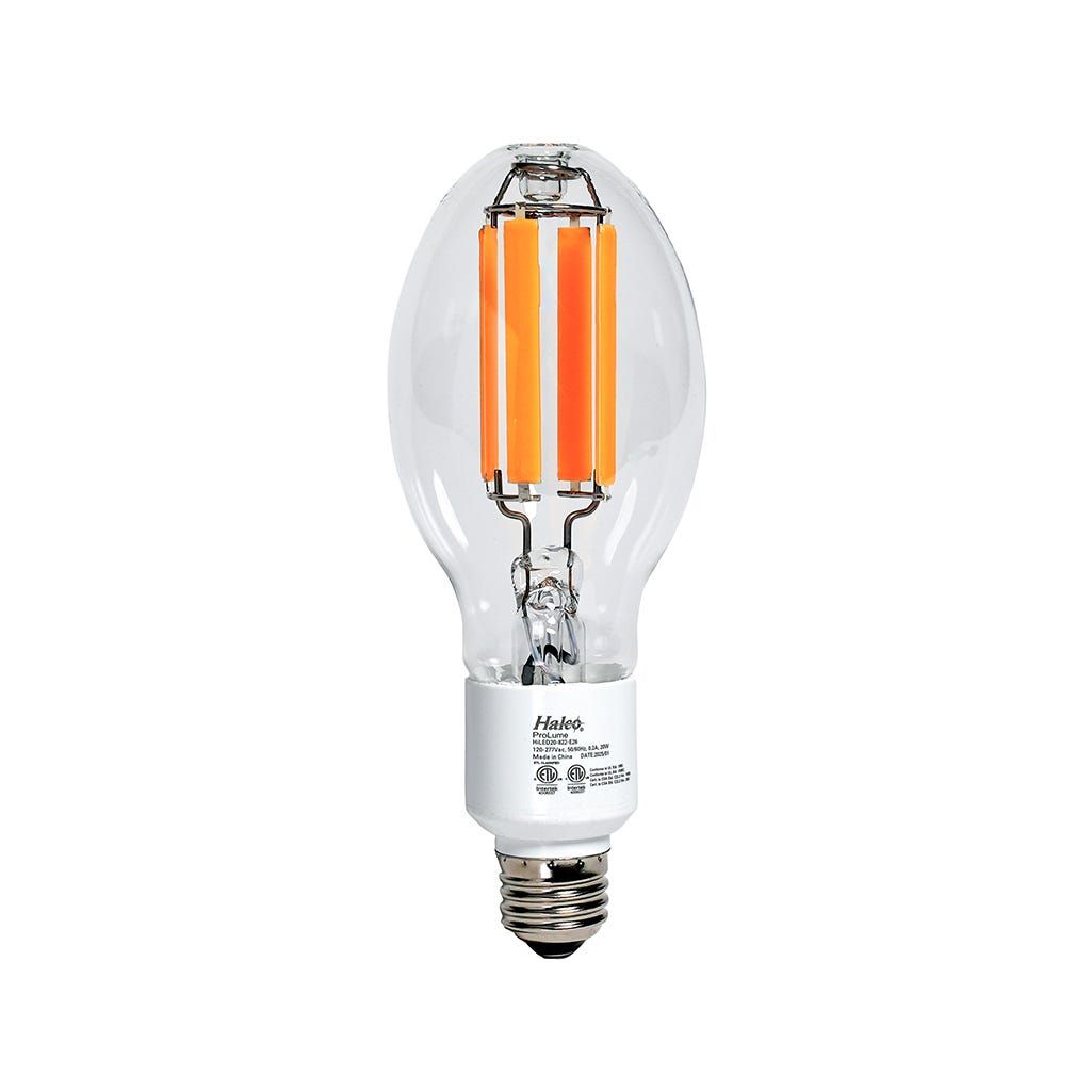LED HID Filament ED23.5 Lamp 20W 2200K with E26 Base 3000 Lumens