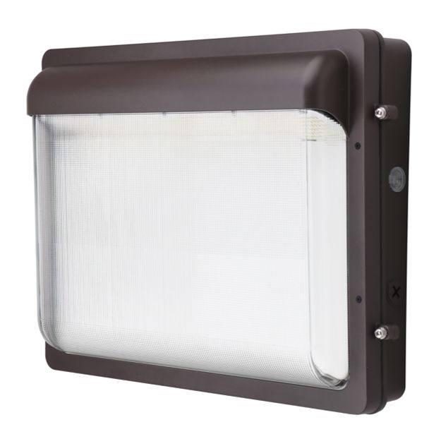 Low Profile Wall Pack Size 3 Lumen Selectable (13,000-19,000 lumens, 100W-120W-140W) Color Selectable 3000K-4000K-5000K Photocell-Enable/Disable 120-277VAC Bronze Low Profile Wall Pack Size 3 Lumen Selectable (13,000-19,000 lumens, 100W-120W-140W) Color Selectable 3000K-4000K-5000K Photocell-Enable/Disable 120-277VAC Bronze
