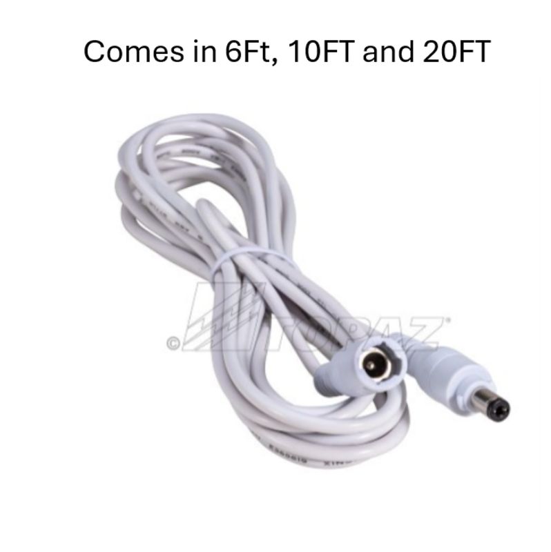 Topaz Low Voltage 6FT Extension Cable for RDL-63RND Downlights