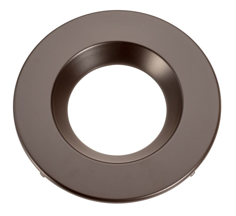 Topaz 8in Bronze Smooth Trim for DLD Slim Deep Regress Downlight