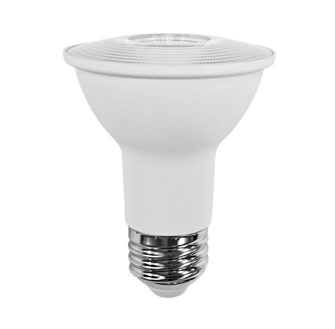LED PAR20 Flood 6.5W 4000K 40Deg Dimmable 80+ CRI 550 Lumen White Housing (Essential Series) LED PAR20 Flood 6.5W 4000K 40Deg Dimmable 80+ CRI 550 Lumen White Housing (Essential Series)