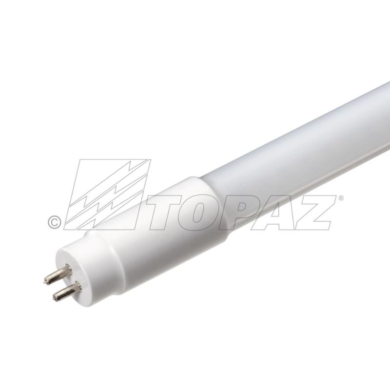Topaz LED T5 48in Linear Tube Type B-Bypass 25W 4000K Single Ended PET Coated Min Bi-Pin