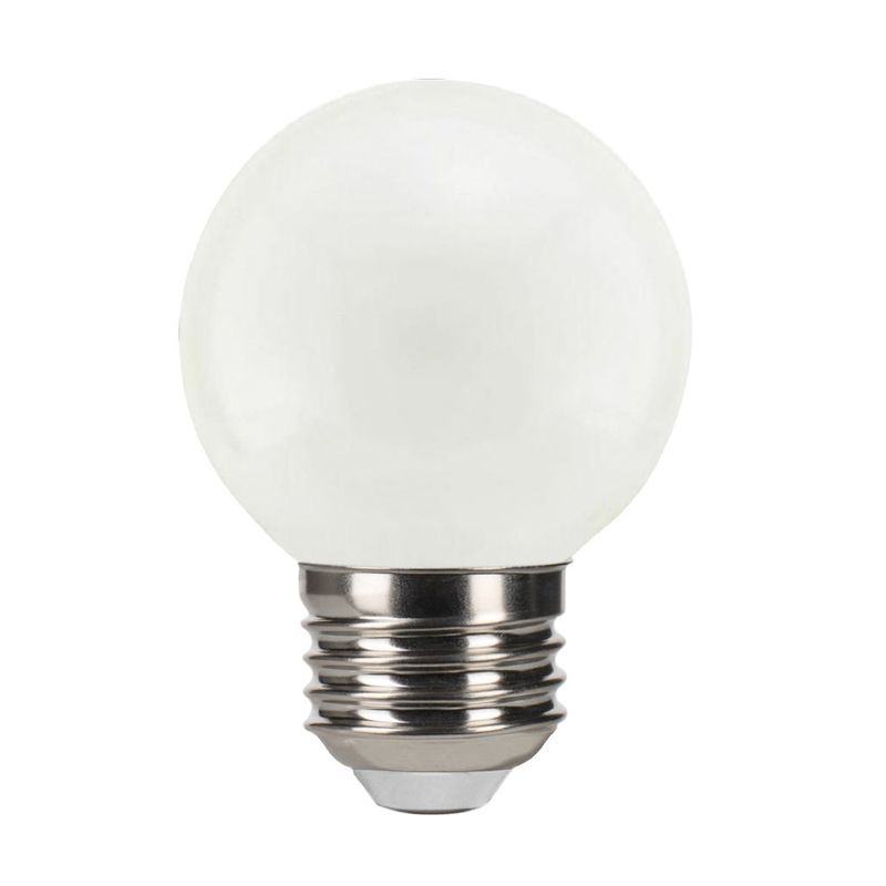 LED Filament Globe G16.5 Bulb Medium (E26) Base 3000K 3.8W 350 Lumens (40W Equiv) Frosted Dimmable T20/T24 Gen-4