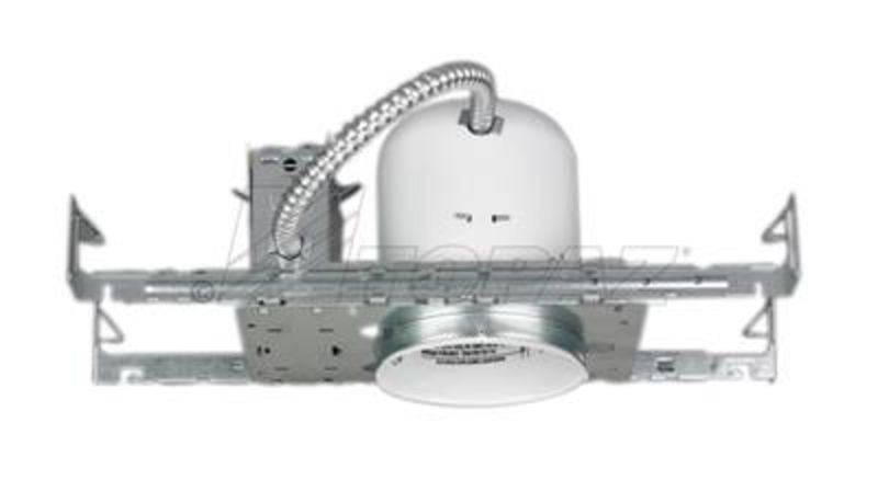 Topaz New Construction Housing-Can 4in Line Voltage Non-IC Non-AT with Bar Hanger and Junction Box 120V E26 Base Socket (sold in Multiples of 6) Topaz New Construction Housing-Can 4in Line Voltage Non-IC Non-AT with Bar Hanger and Junction Box 120V E26 Base Socket (sold in Multiples of 6)
