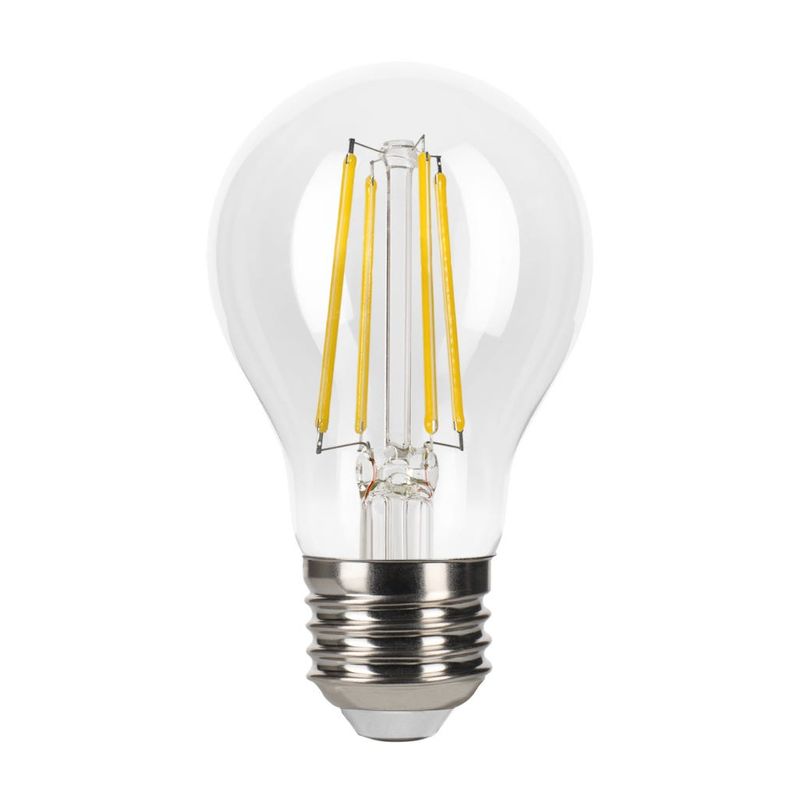 LED Filament A-shape A19 Bulb Medium (E26) Base 2700K 3-Way Dim T20 3.3W, 5.5W, 8.8W 300/500/800 Lumens (60W Equiv) Clear Gen-4
