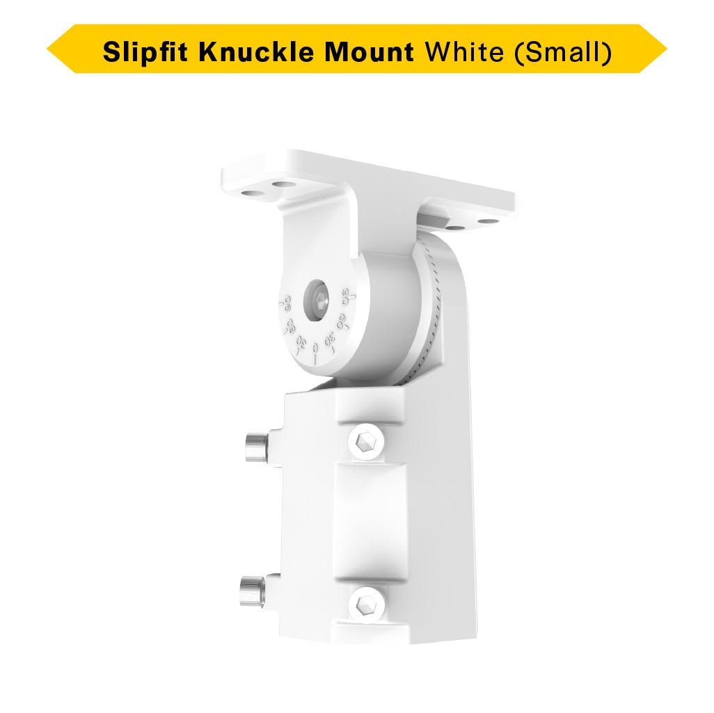 SekTor Slipfit Knuckle Mount, White (for SAL2 Area Light only 100W-150W Product)