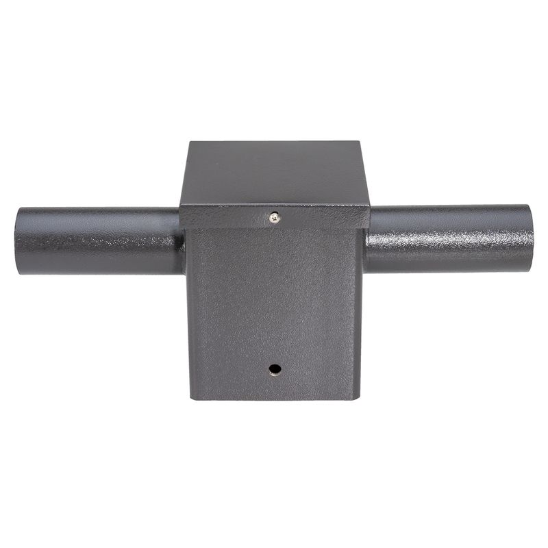 Topaz Tenon Square Pole 2 Fixture Adapter Bronze 5in Pole to 2-3/8in Round for 2 Fixture Mounts Topaz Tenon Square Pole 2 Fixture Adapter Bronze 5in Pole to 2-3/8in Round for 2 Fixture Mounts
