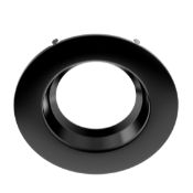 ProLED Select Retrofit Downlight 6 Round Replacable Smooth Trim Black
