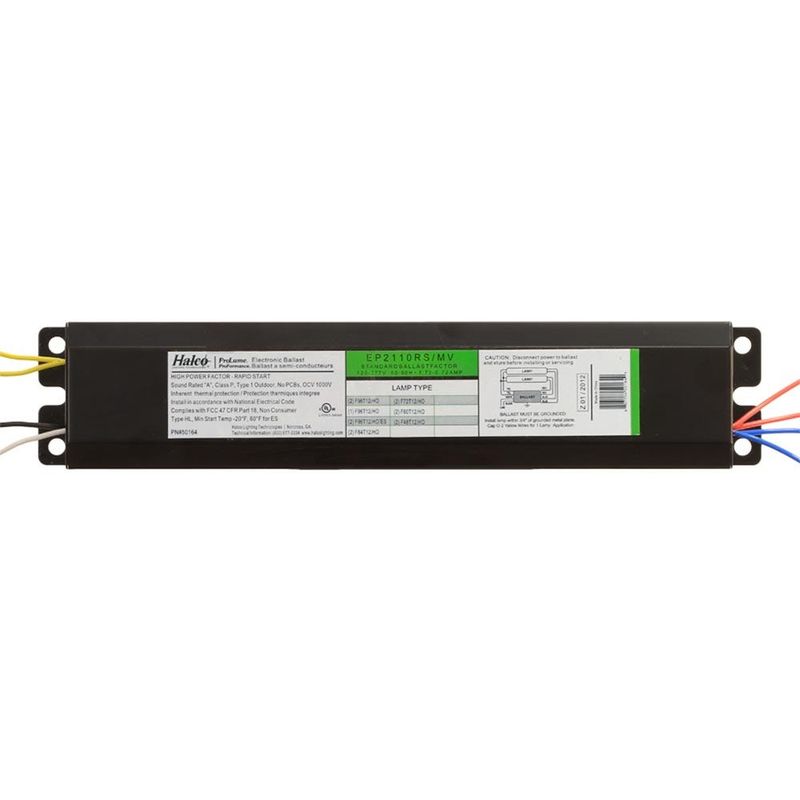 Electronic Fluorescent Ballasts T12 (Primarly lamp F96T12 HO) 2 Lamp Multi-voltage Programmed Start