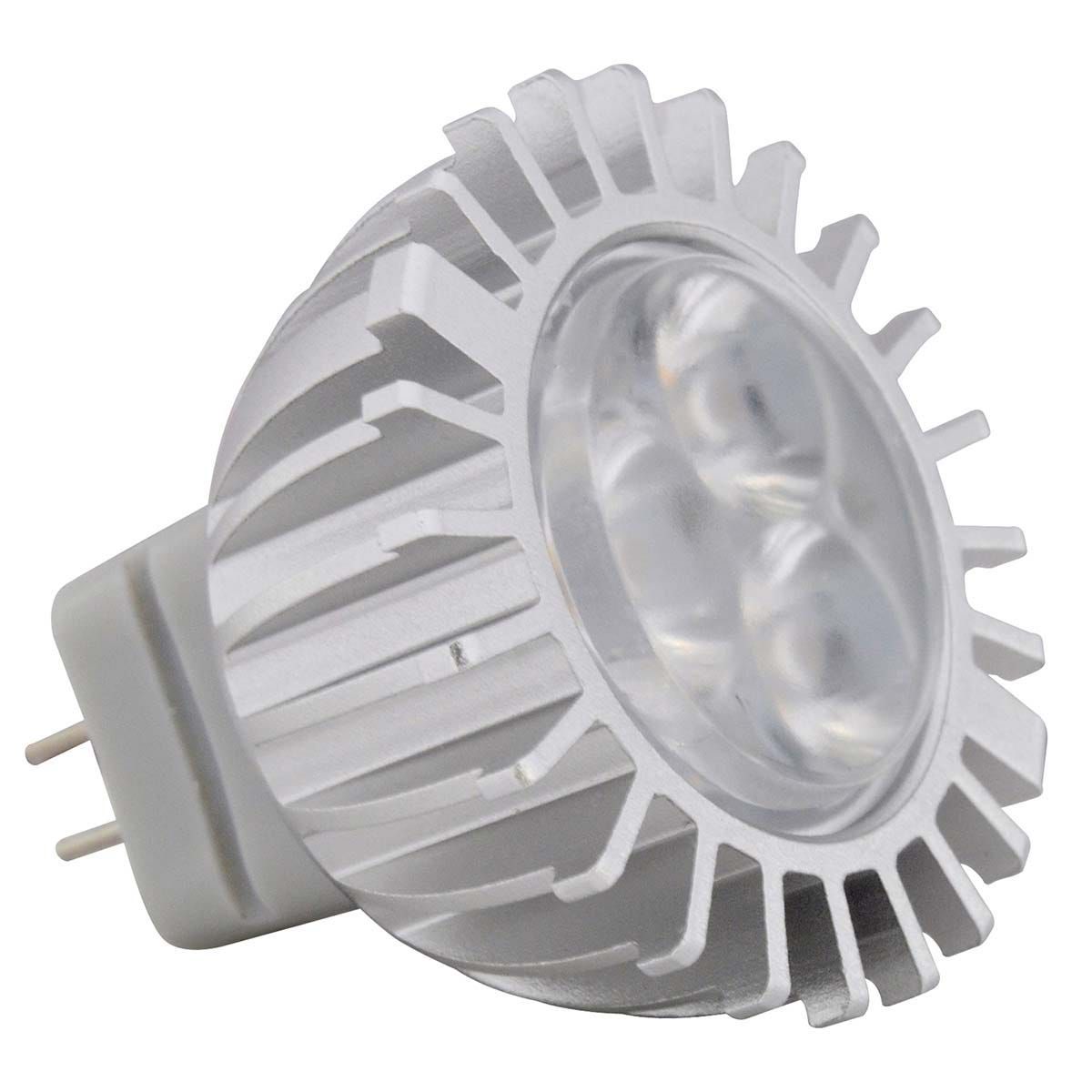 LED MR11 Flood 3W 30 Degree 2700K GU4 Base 10-18V - 230 Lumen - 40000 hours - 80CRI LED MR11 Flood 3W 30 Degree 2700K GU4 Base 10-18V - 230 Lumen - 40000 hours - 80CRI