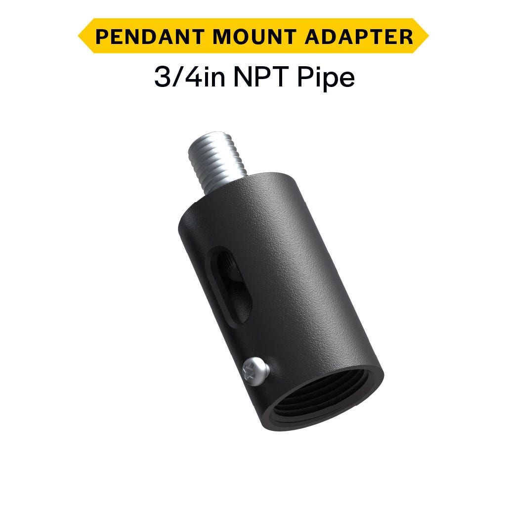 Pendant Adapter for HRHB Works with 3/4in NPT Pipe Gen-2 Pendant Adapter for HRHB Works with 3/4in NPT Pipe Gen-2