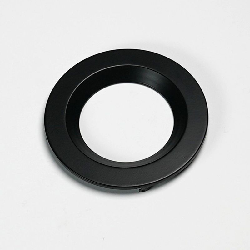Recessed Smooth Replacement Trim 4in Black for Slim Downlights (CSDL, DFDLS)