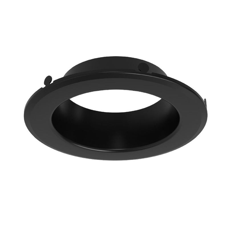 4in Commercial Downlight Reflector Insert, Black Reflector, Black Flange 4in Commercial Downlight Reflector Insert, Black Reflector, Black Flange