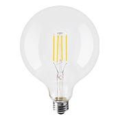 LED Globe (G40) Filament Bulb Clear Medium (E26) Base 120V 800 Lumen 15000 hours 80 CRI Dimmable