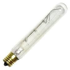 T6.5 Incandescent Tube 40W 2700K Intermediate Base 130V Clear Dimmable T6.5 Incandescent Tube 40W 2700K Intermediate Base 130V Clear Dimmable