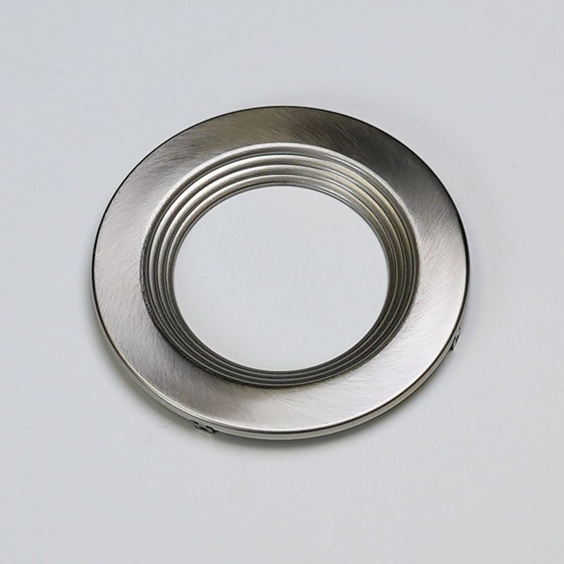 Recessed Baffle Replacement Trim 4in Satin Nickel for Slim Downlights (CSDL, DFDLS)