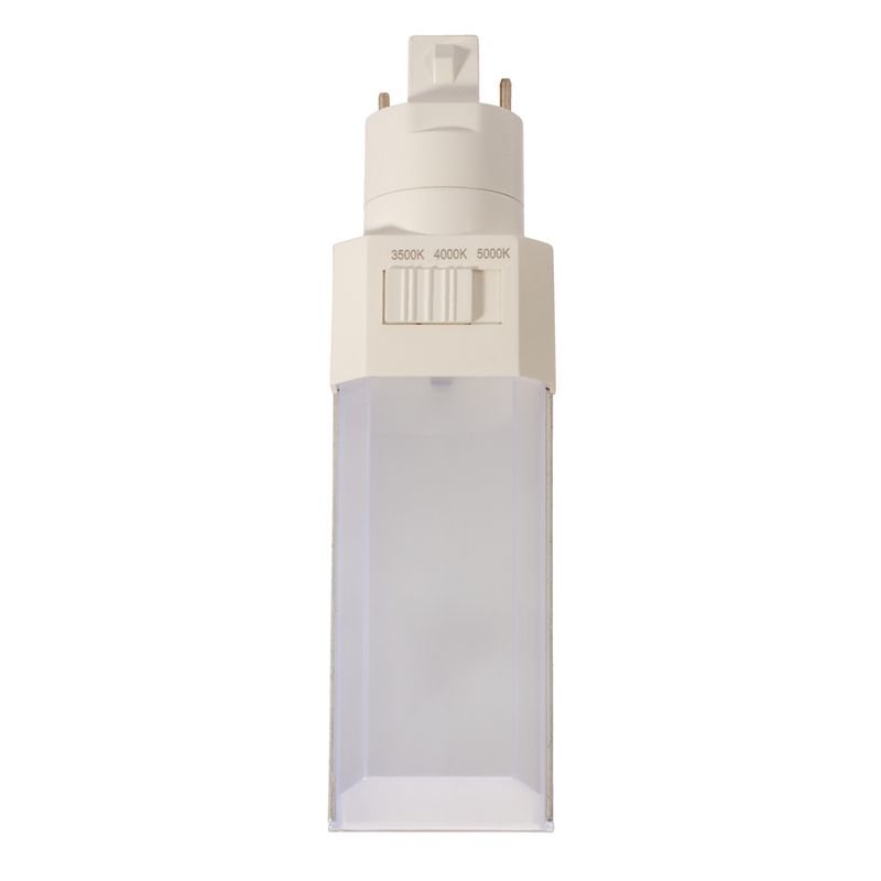 Topaz PLT Plug-in Lamp Horizontal Type B Bypass CCT Select Warm Colors 27-30-35K 2-pin G24d Base to1000lm Topaz PLT Plug-in Lamp Horizontal Type B Bypass CCT Select Warm Colors 27-30-35K 2-pin G24d Base to1000lm